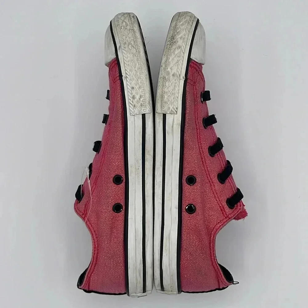 Converse Pink Glitter Junior Sneakers